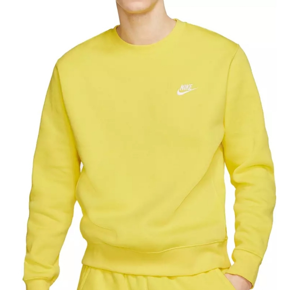 Nike Vibrant Yellow Crewneck Sweatshirt